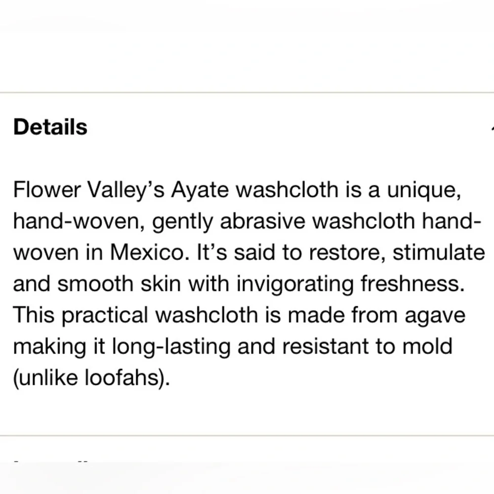 FLOWER VALLEY Washcloth AYATE Hand Woven Agave Fiber Exfoliating